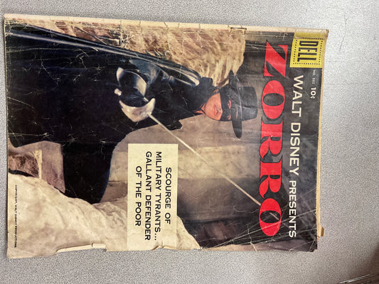 Comic Book Zorro Walt Disney