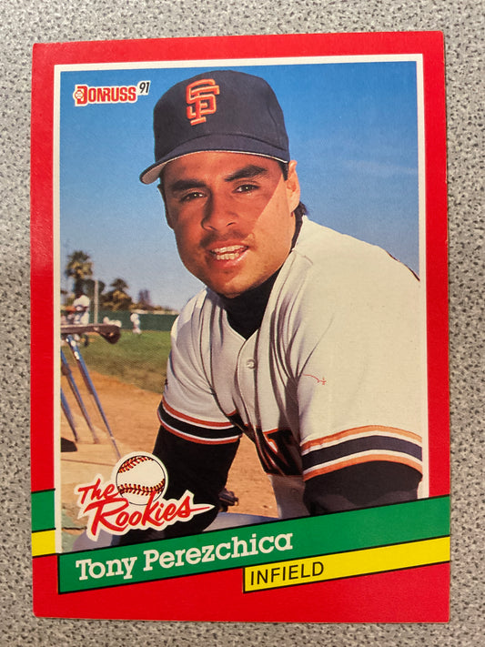 Baseball Card Tony Perezchica
