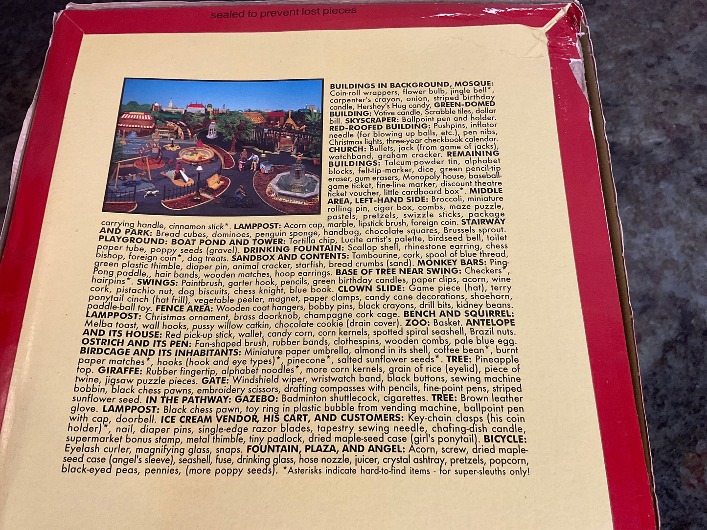 Can You Find? Park 1000 Piece Puzzle