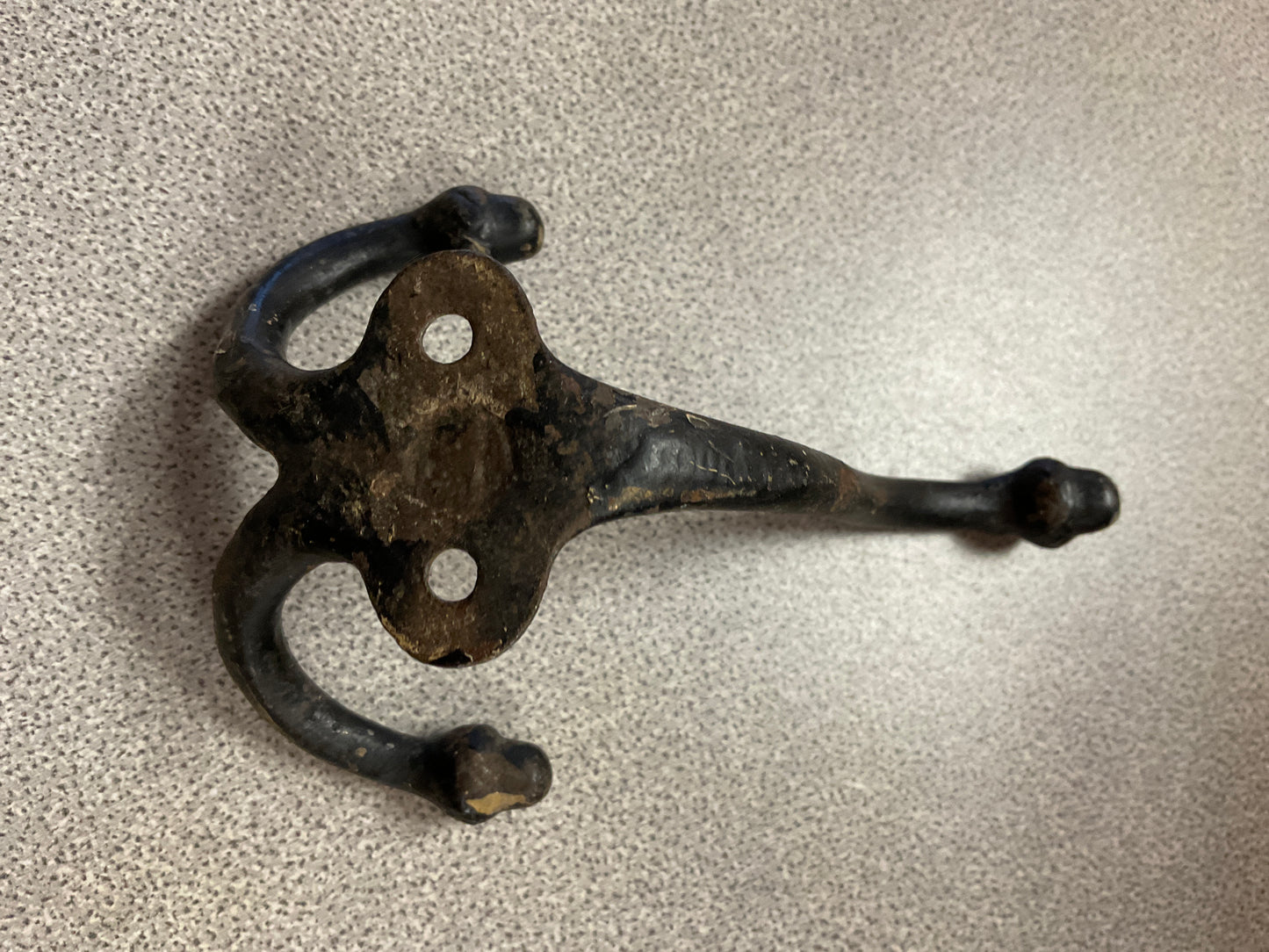 Painted Brass Triple Acorn Wall Hook