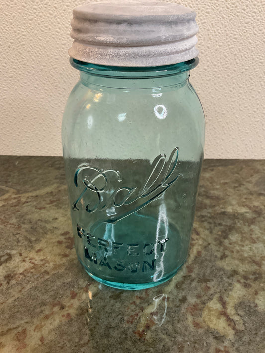Quart Perfect Mason Blue Jar