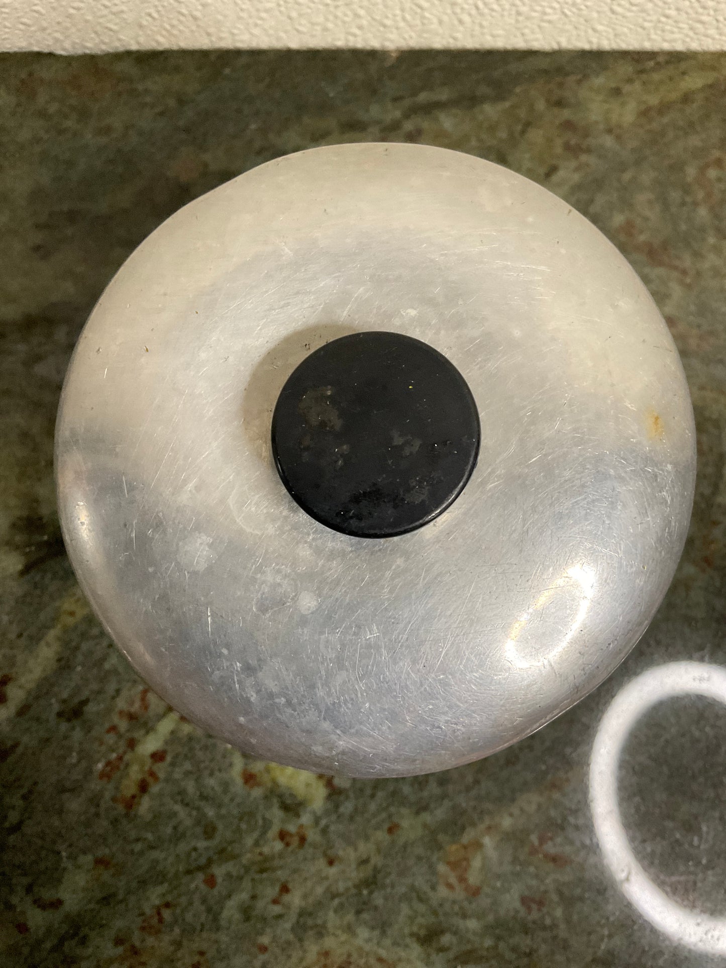 Vintage Aluminum Tea Canister