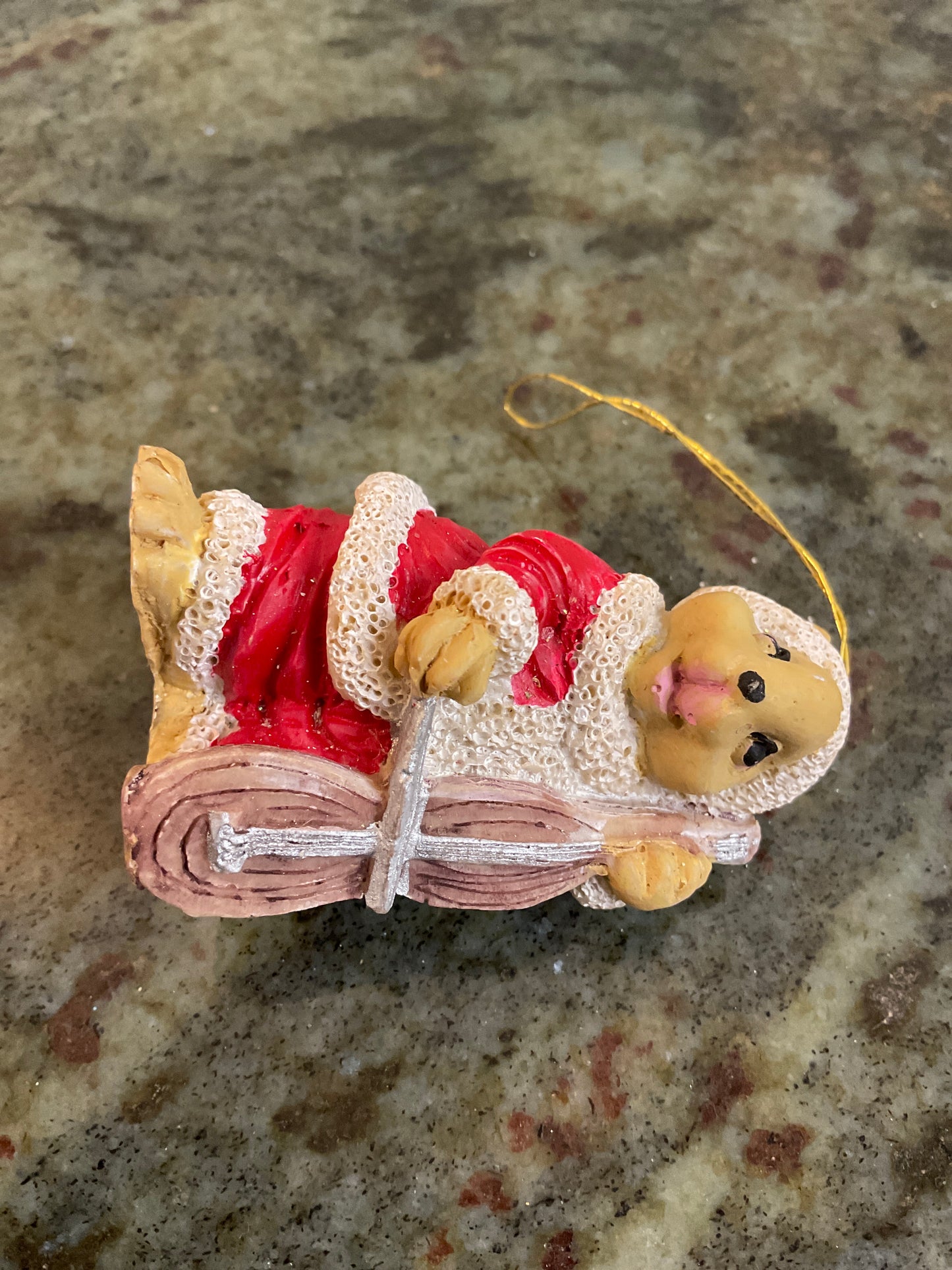 Santa Mouse Ornament