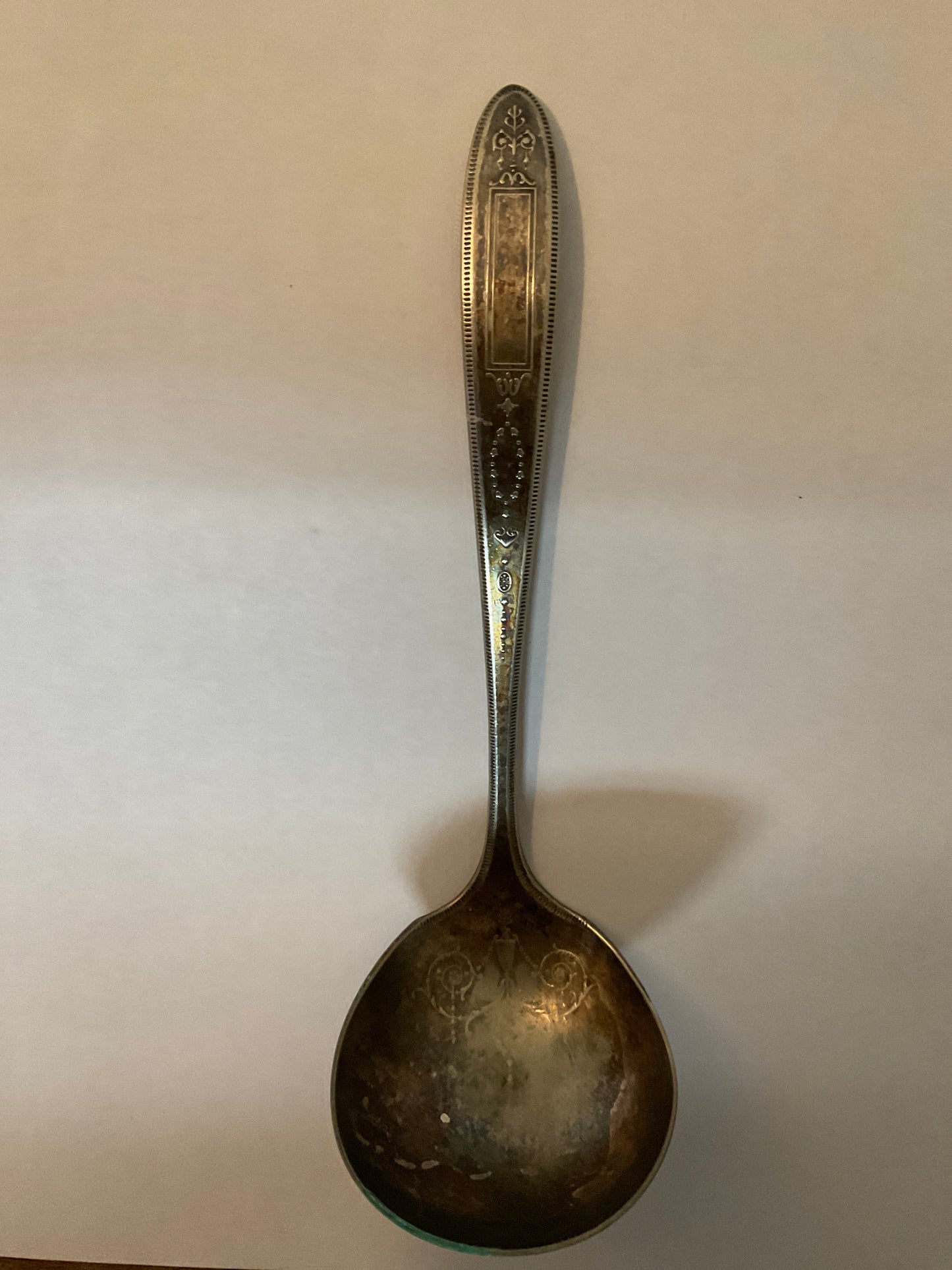 Antique 1921 Grosvenor Oneida Community Silver plate Sauce Ladle