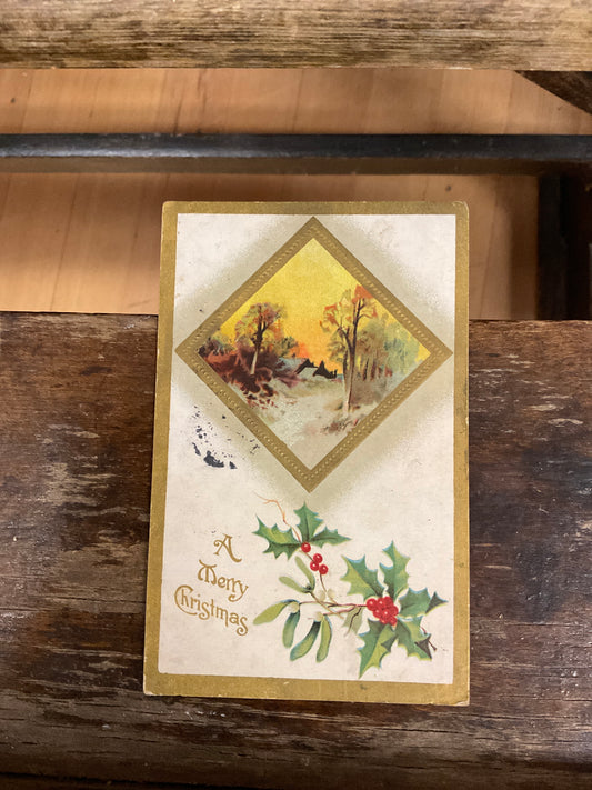 Antique Christmas Post Card