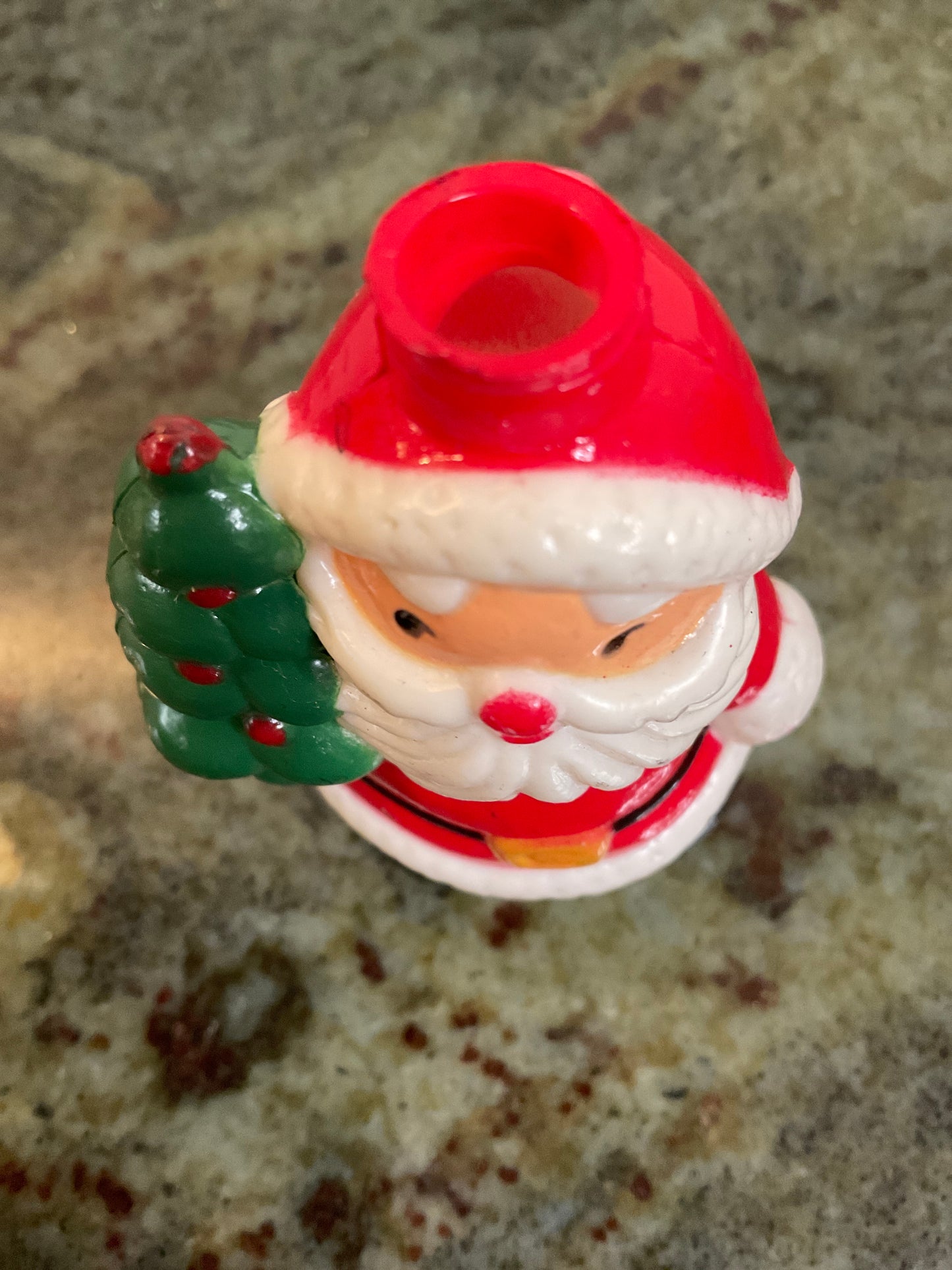 Vintage Santa Blow Mold Light Cover