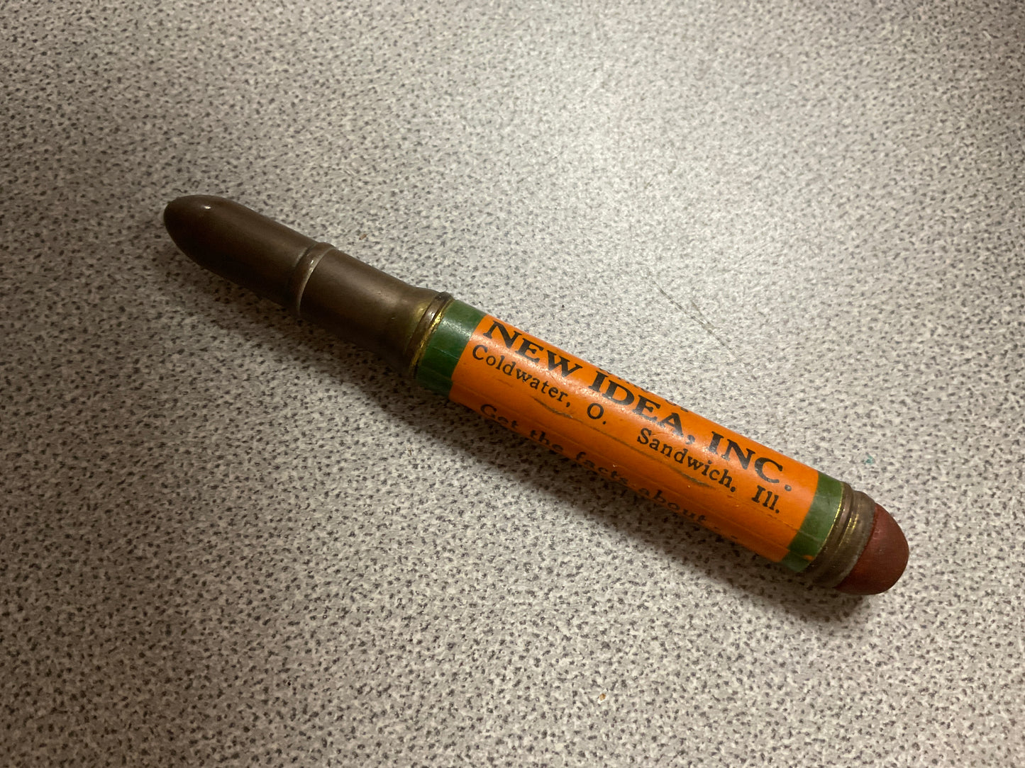 New Idea Advertising Pencil w/Cap Sandwich, Illinois