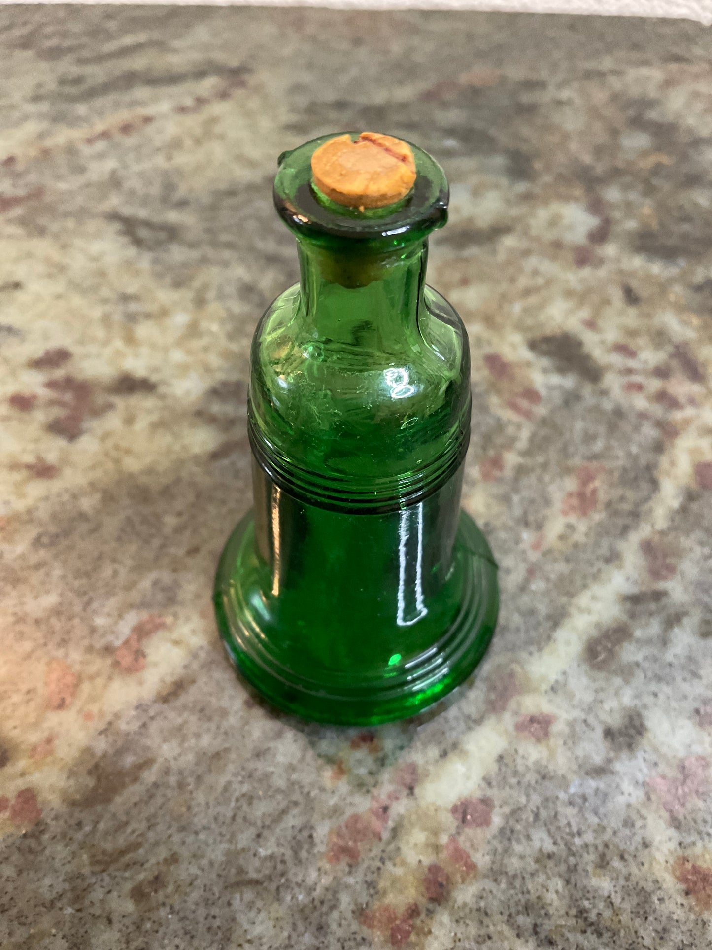 Liberty Bell Bitter Bottle Green Glass