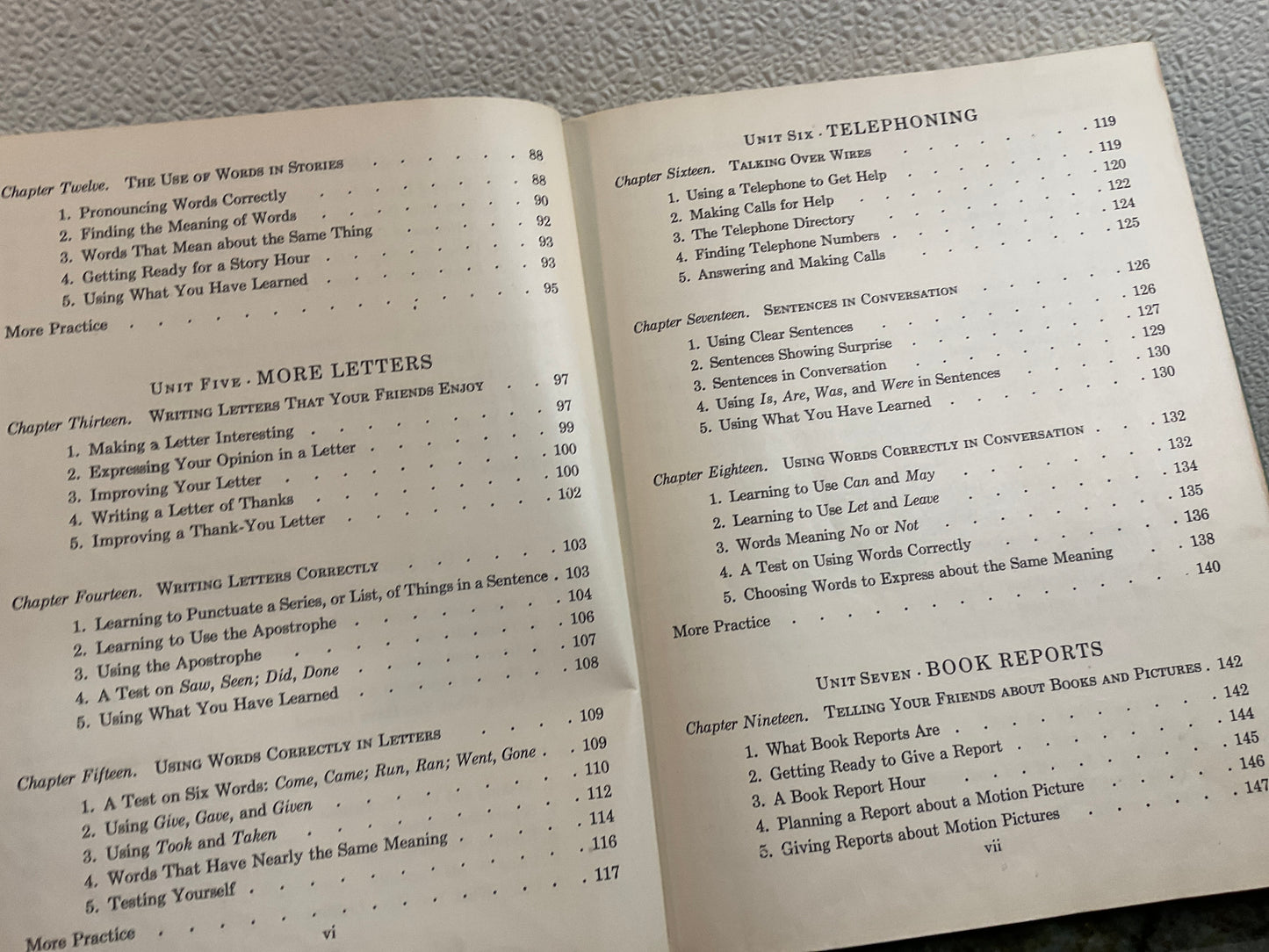 1942 Gaining Skill with Words Book