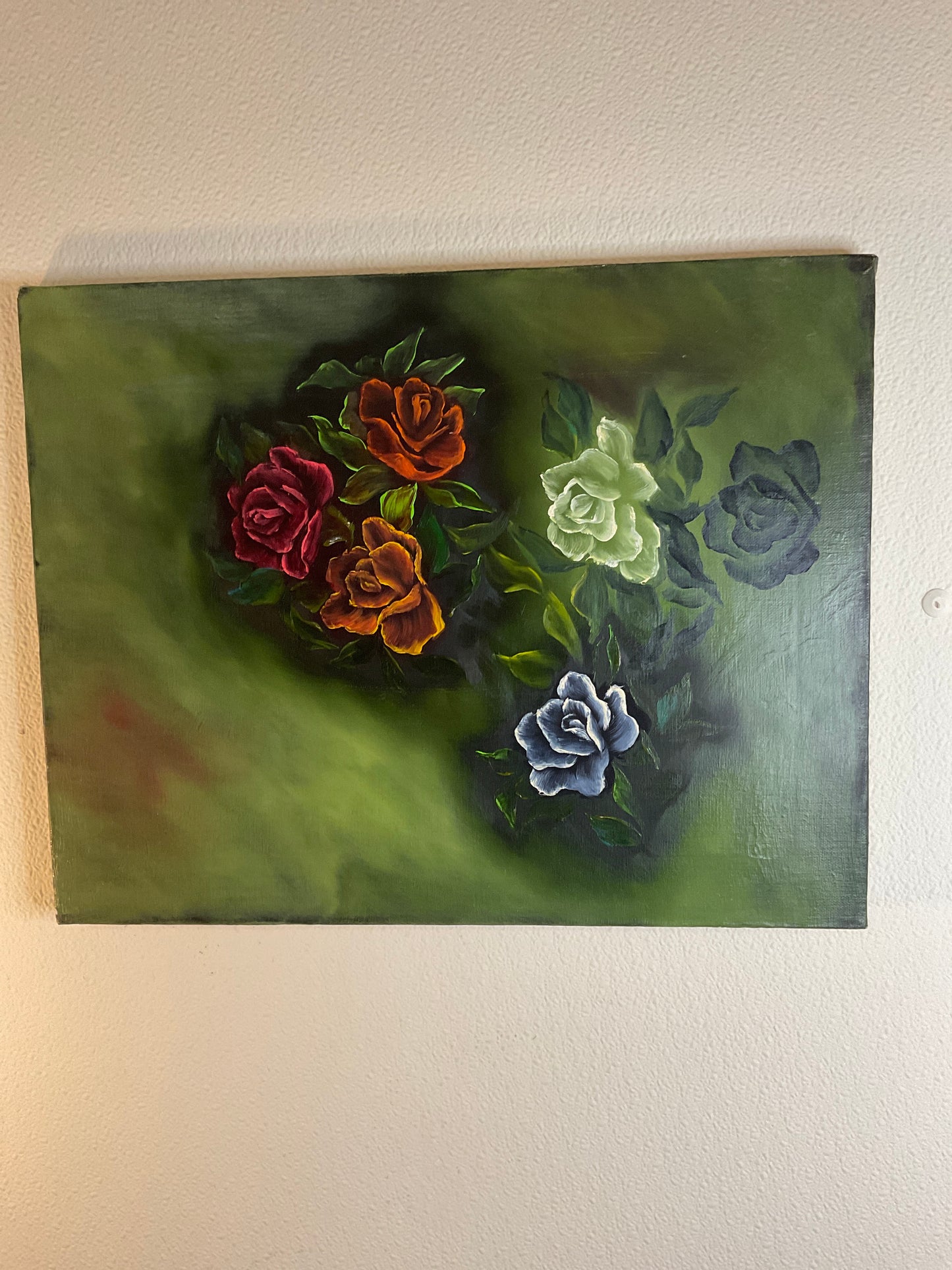 Vintage Rose Canvas Picture