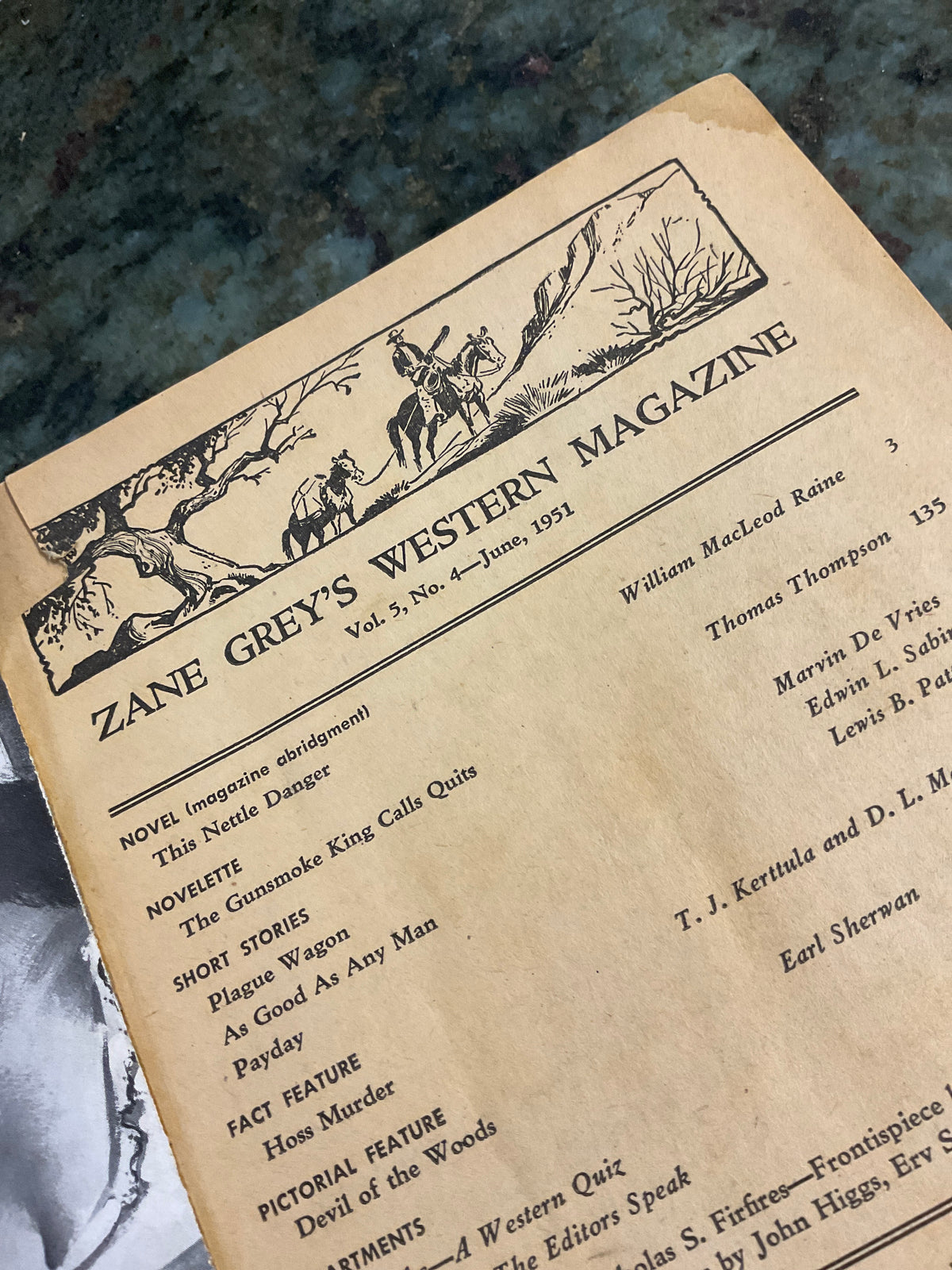 June 1951 Zane Grey’s Western Magazine