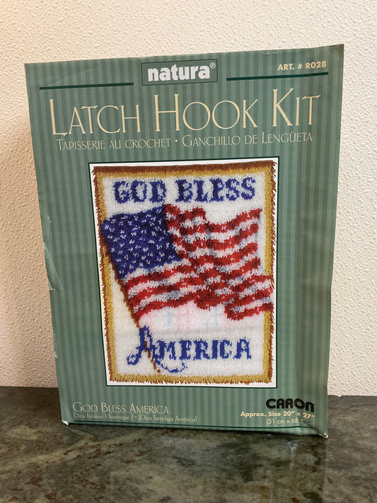 God Bless America Latch Hook Kit