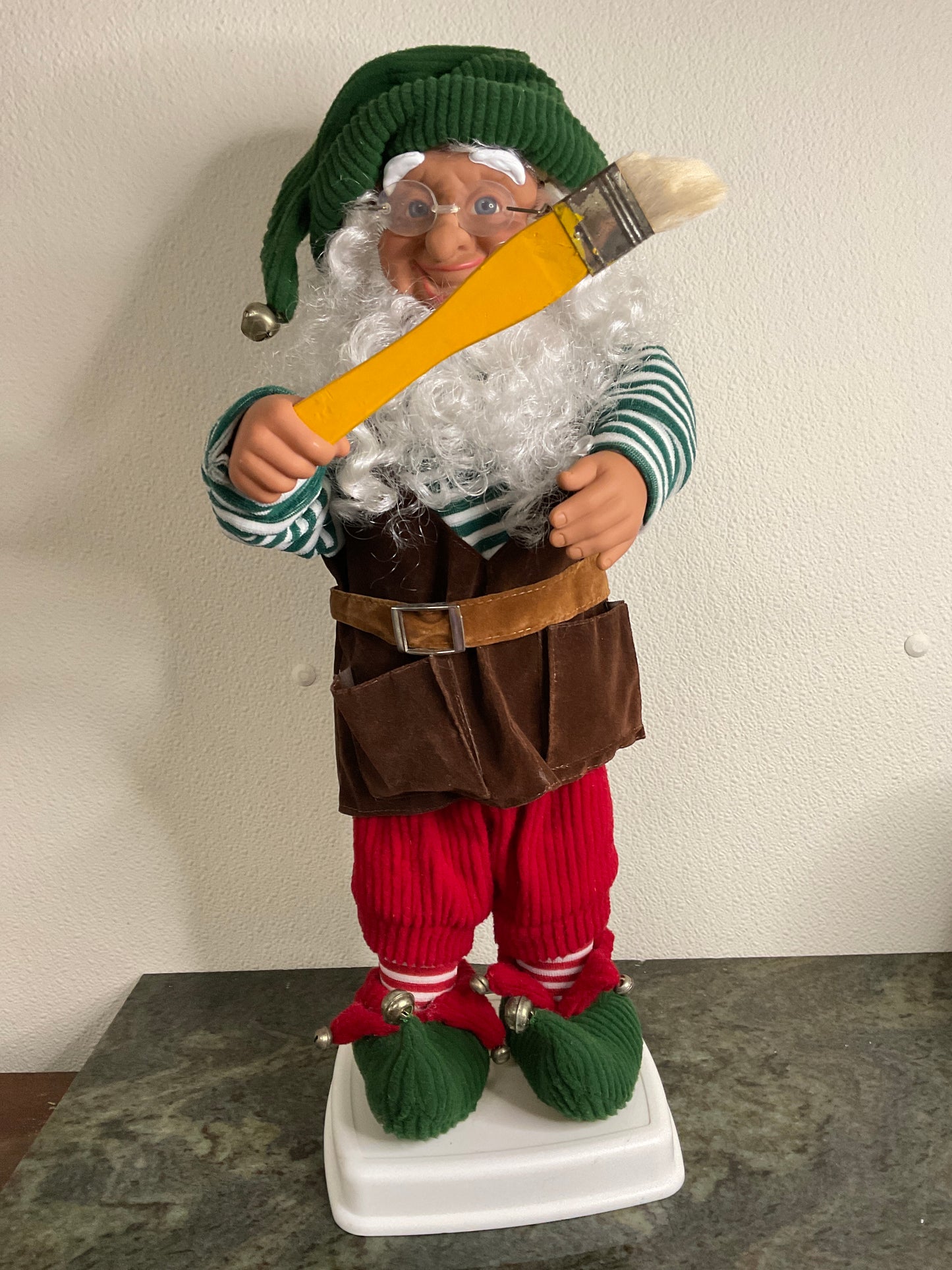Santa’s Workshop 21” Animated Elf-No Cord