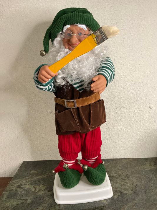 Santa’s Workshop 21” Animated Elf-No Cord