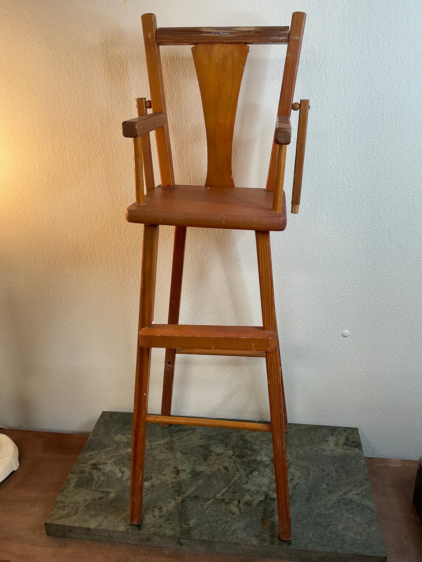 Vintage Wood Doll High Chair
