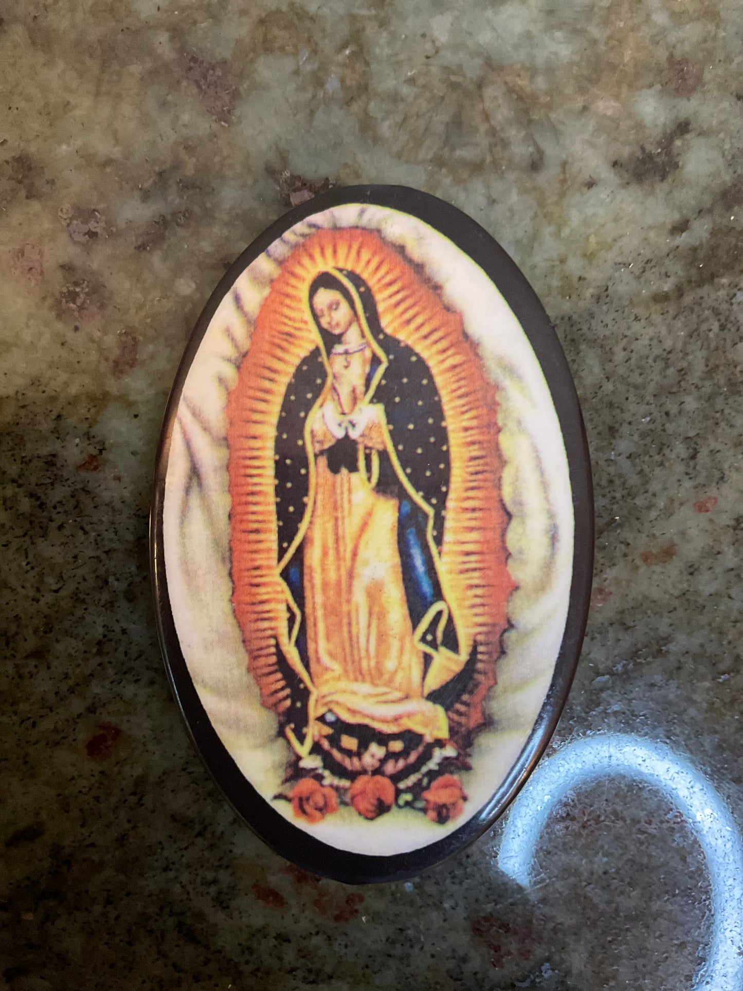 Our Lady of Guadalupe Oval Pin