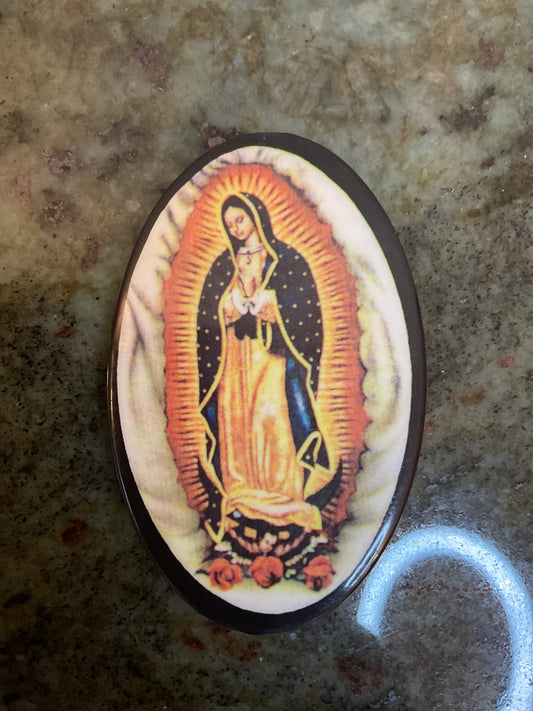 Our Lady of Guadalupe Oval Pin