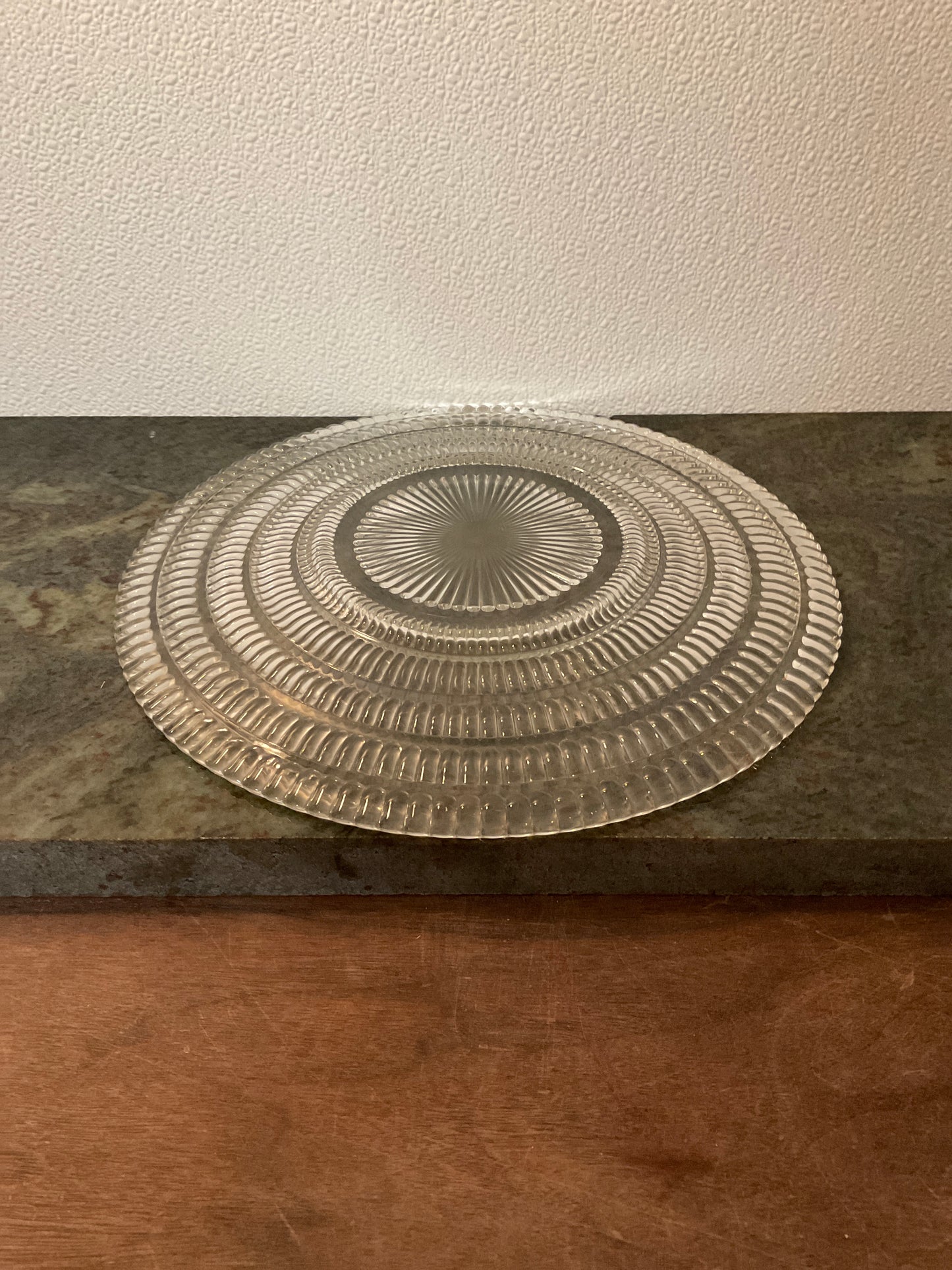 Vintage 1940’s Beehive Pattern Large Platter, Hazel Atlas