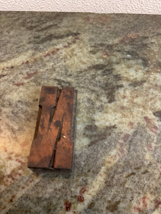 Printers block  “Letter N”