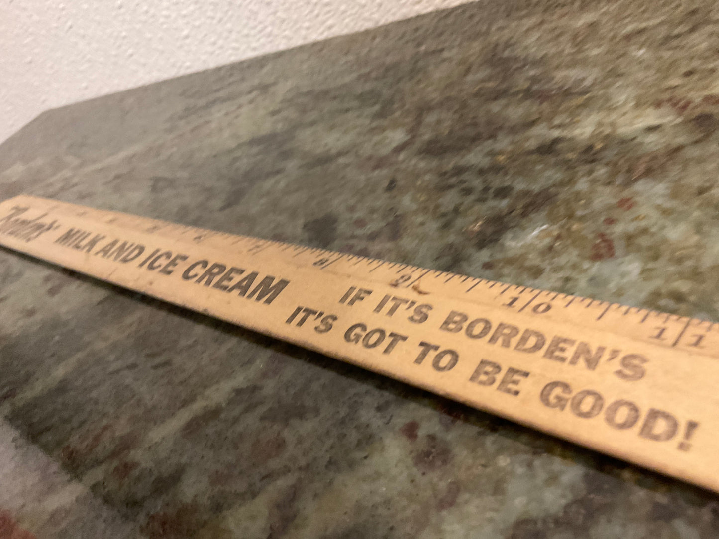 Borden’s Milk and Ice Cream Advertising Ruler