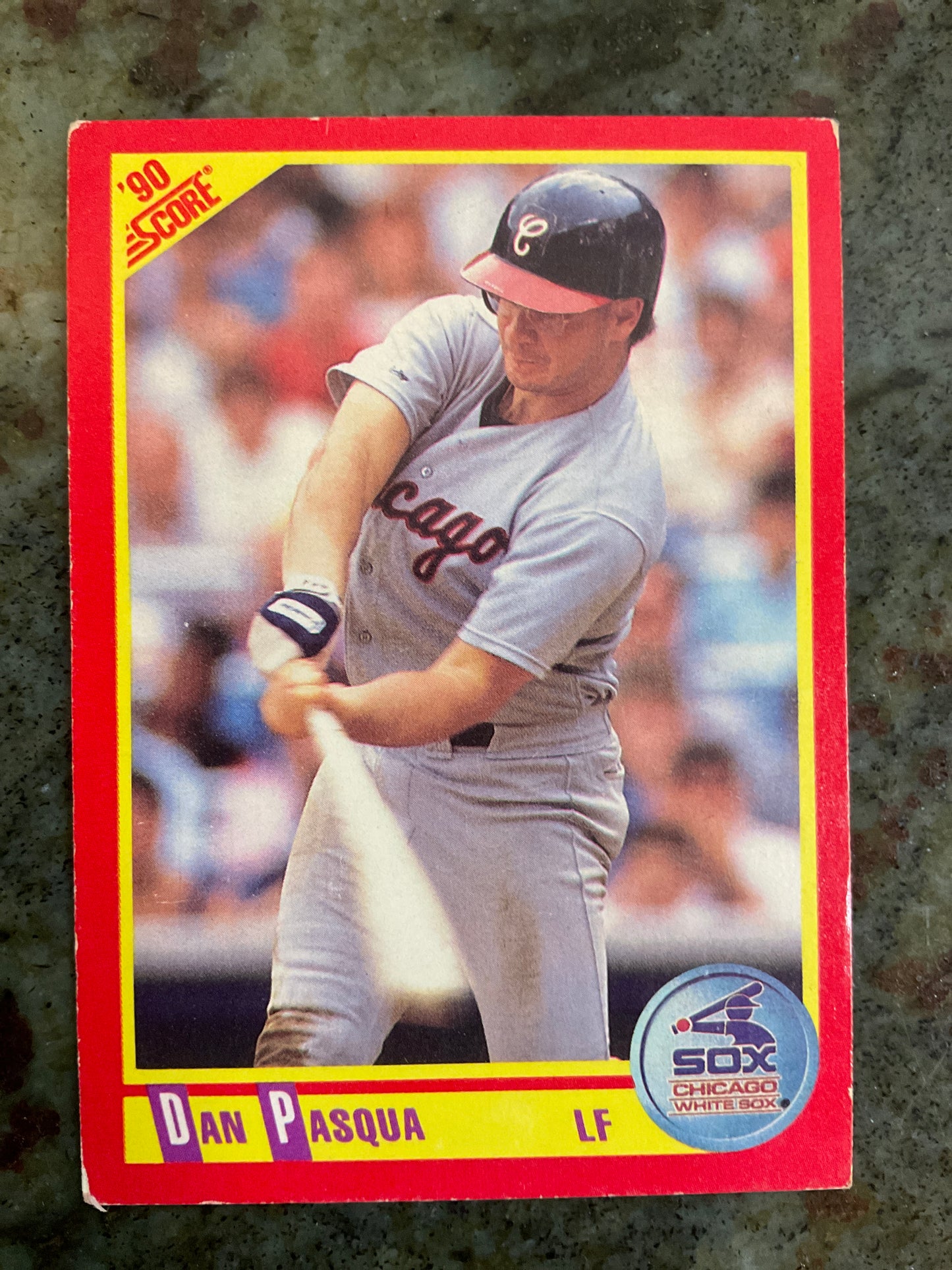 Dan Pasqua 1990 Score Baseball Card