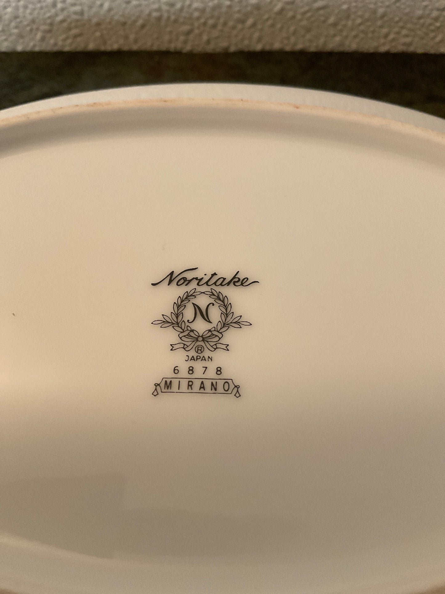 1970 Noritake Mirano Oval Serving Bowl made in Japan