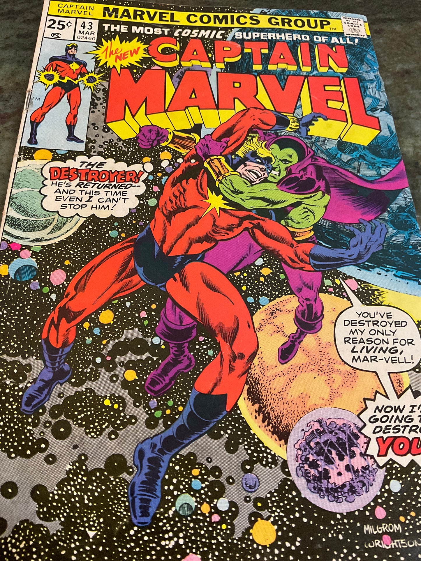 Comic Book  The New Captain Marvel
