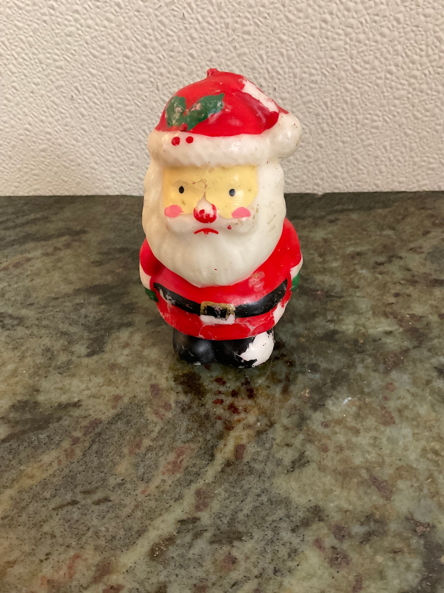 Vintage Santa Candle