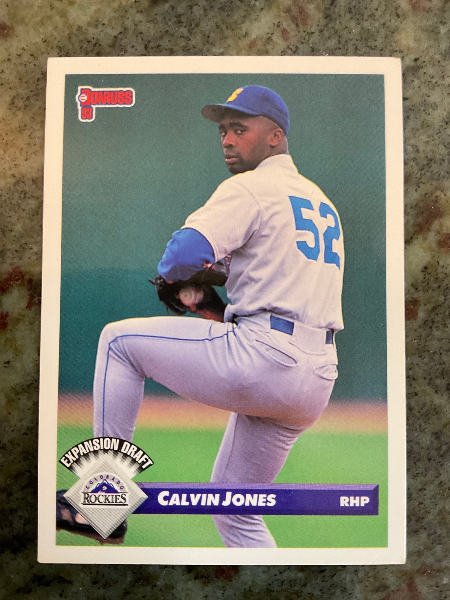1993 Donruss Calvin Jones Baseball Card