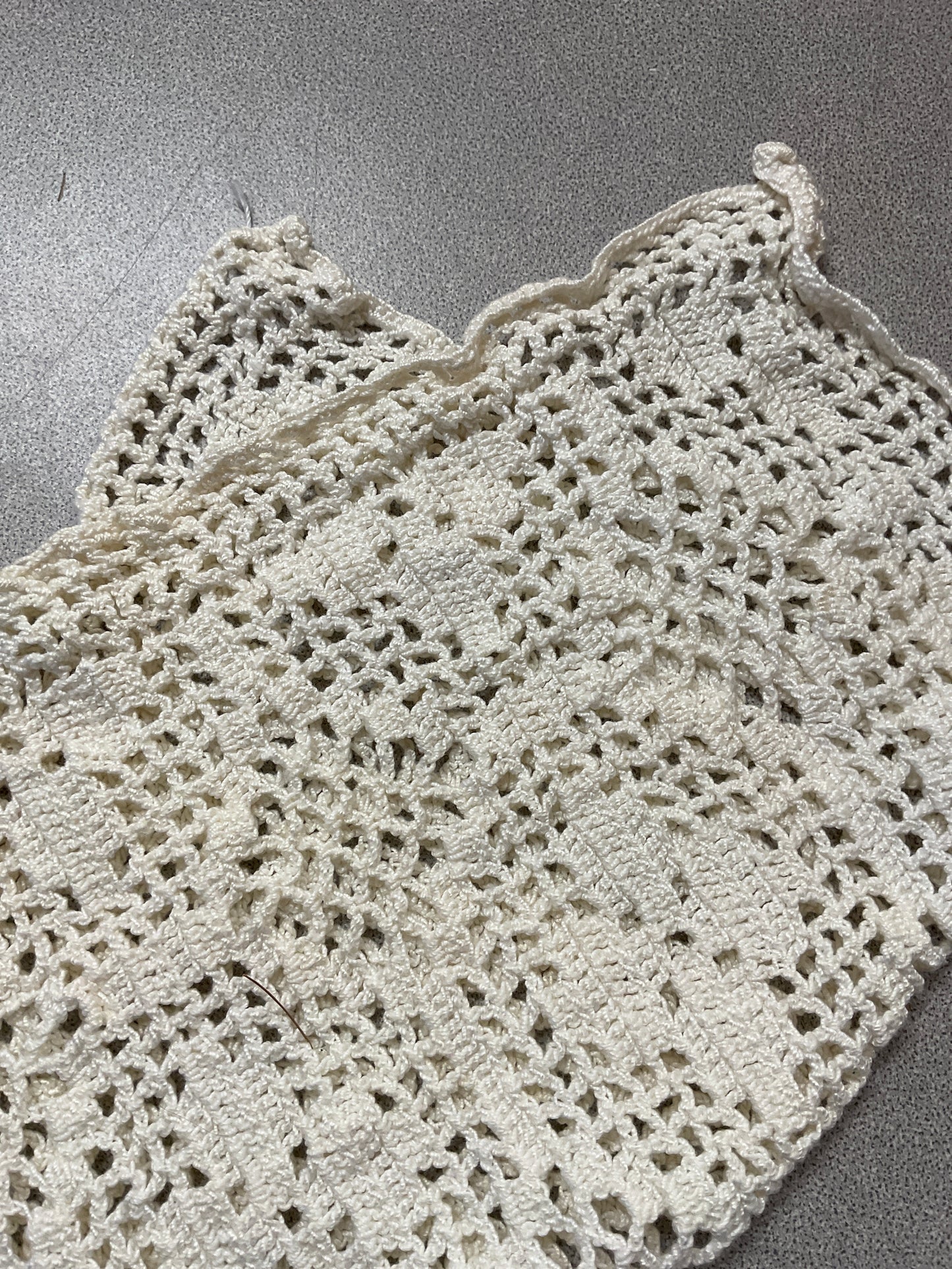 Handmade Square Crochet Doily