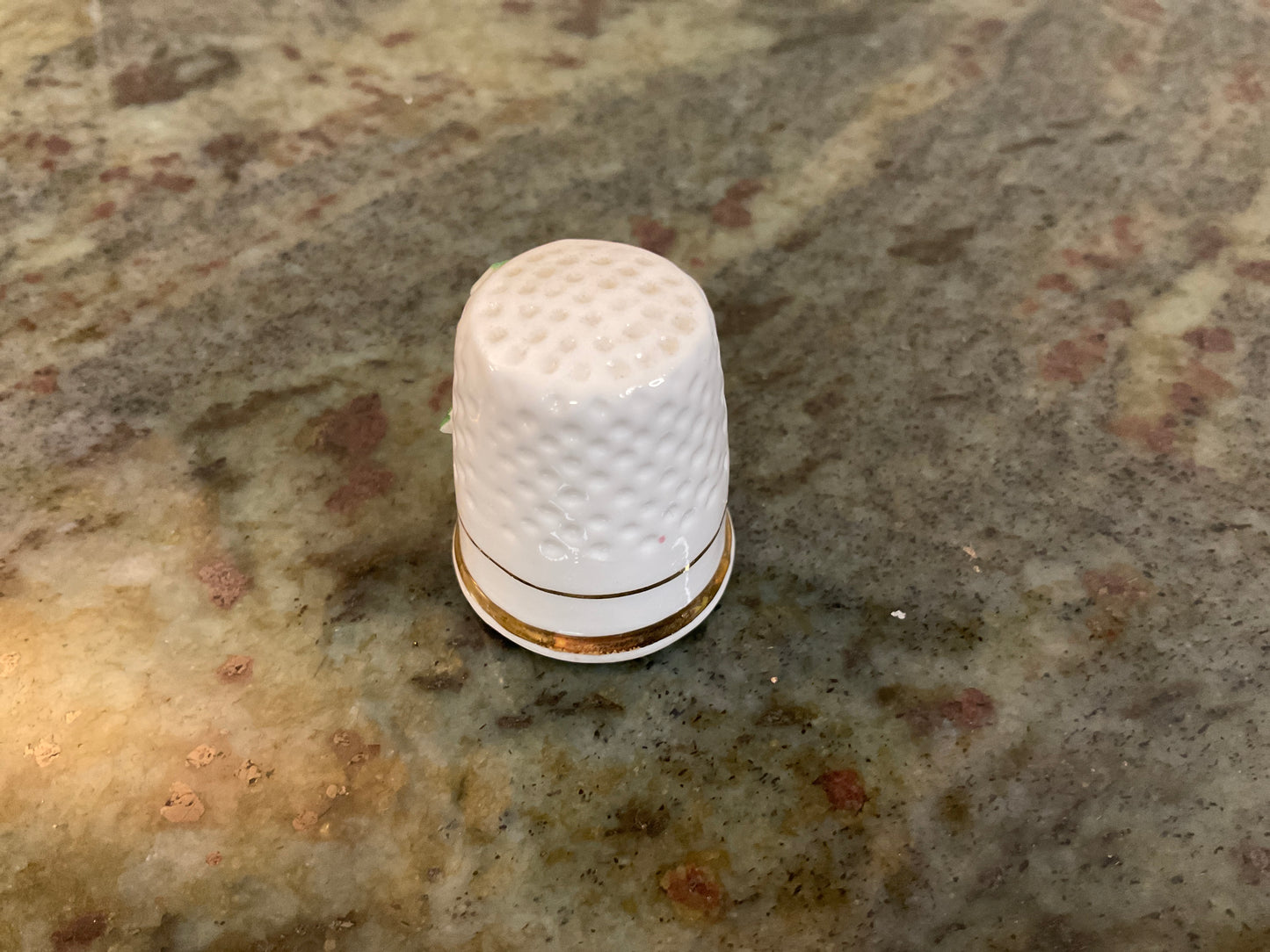 Vtg Napcoware Bone China Flower Thimble