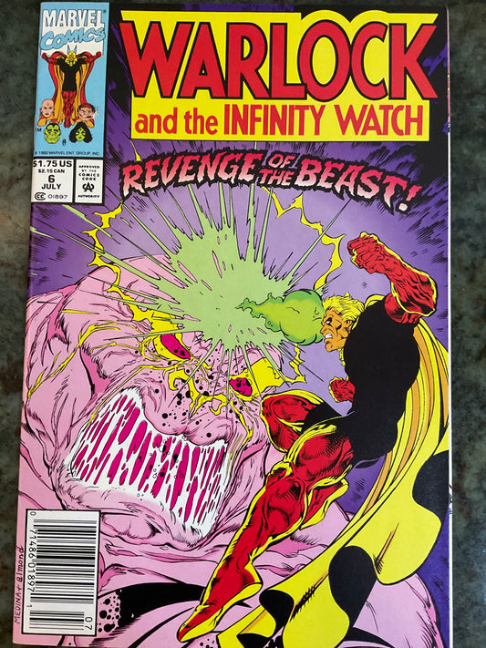 Comic Book 1992 Warlock And The Infinity Watch