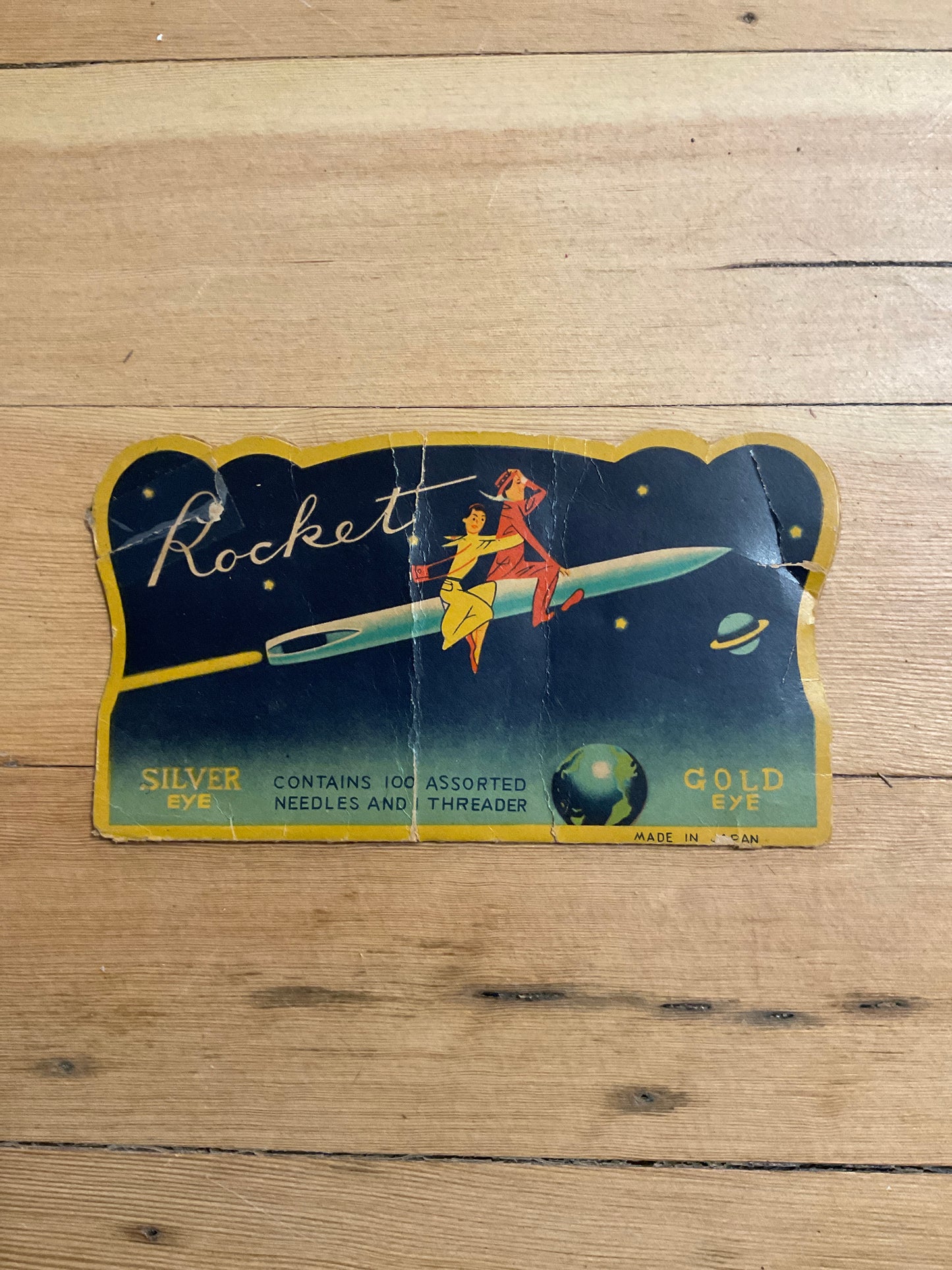 Vintage Rocket Needle Book