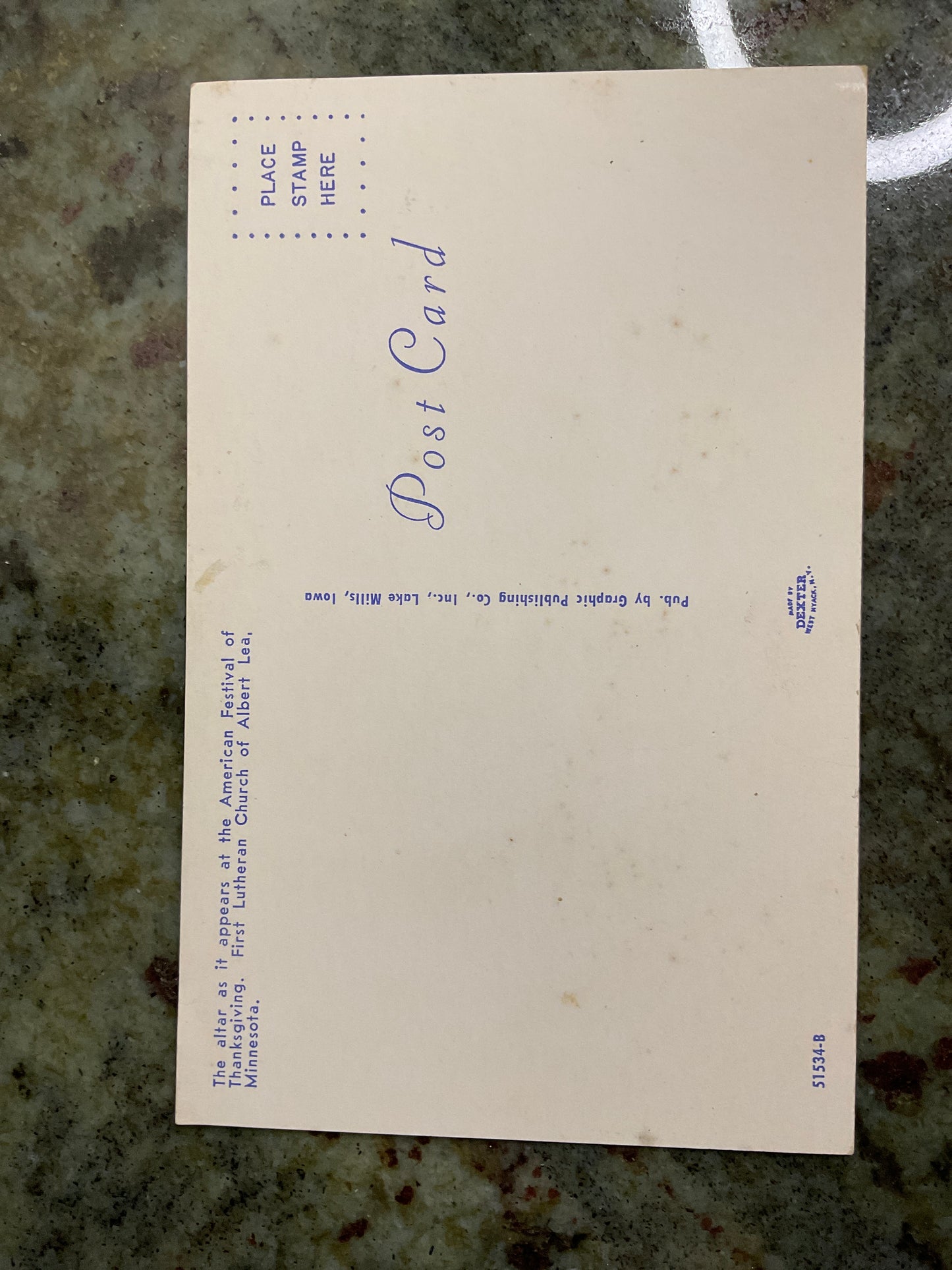 Vintage Post Card