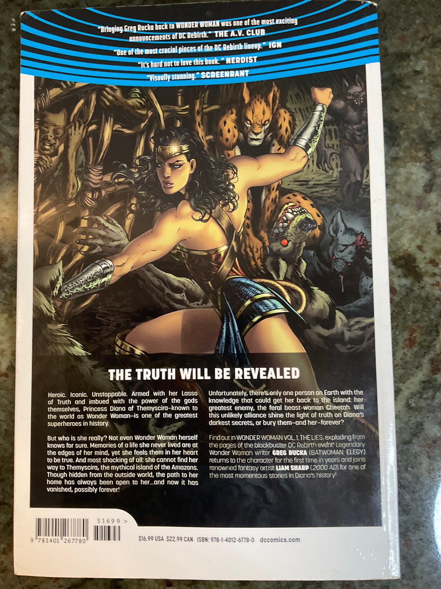 Comic Book Vol. 1 Wonder Woman The Lies