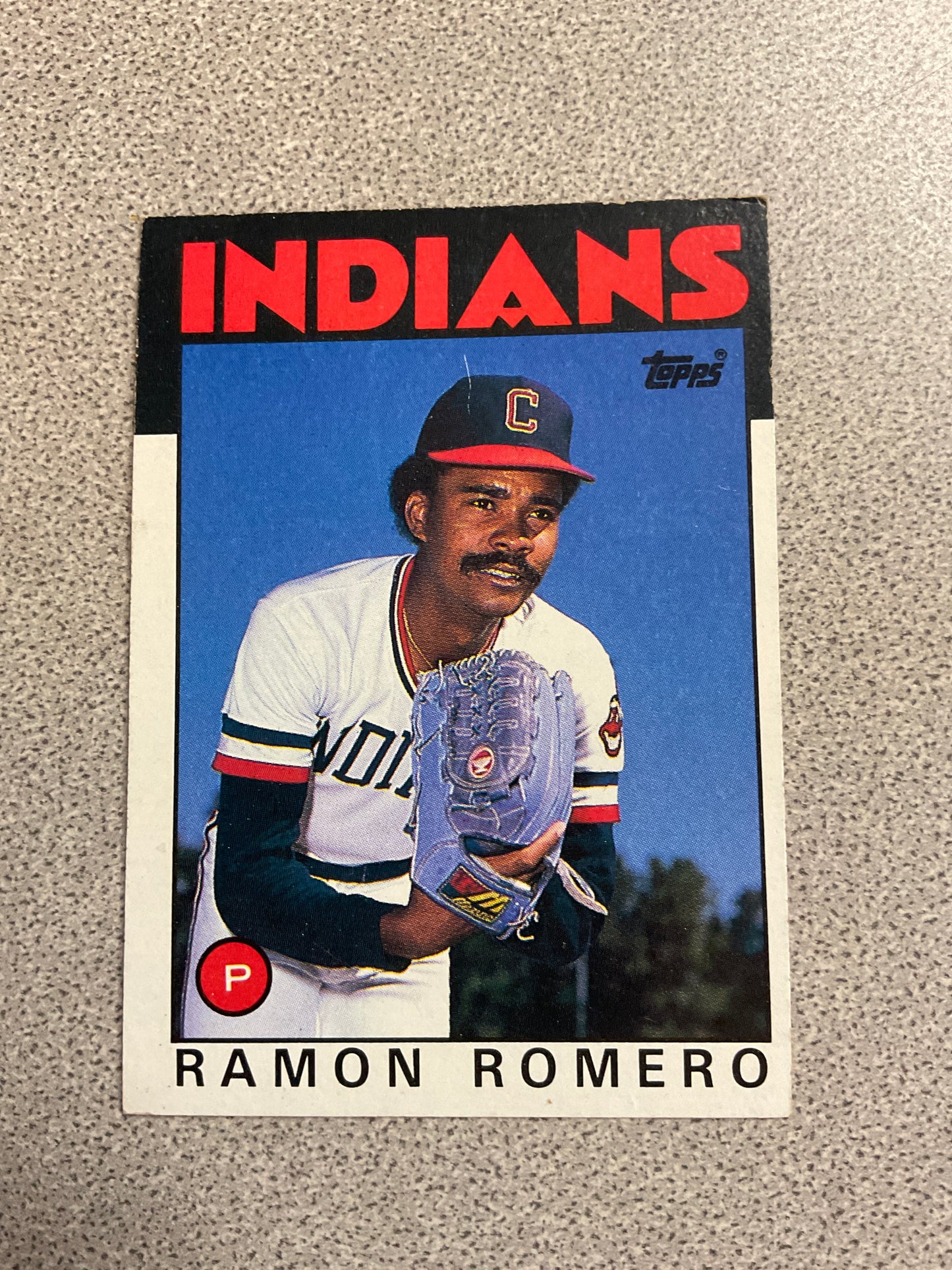 Baseball Card-Ramon Romero
