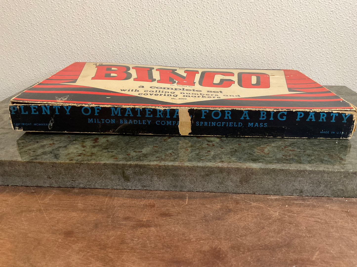 Vintage Milton Bradley Bingo Set