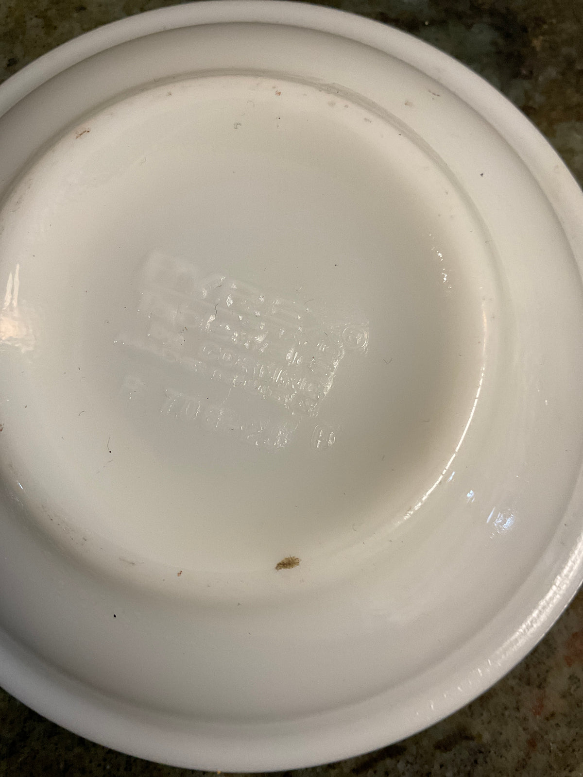 Pyrex Copper Filigree Glass Berry Bowl