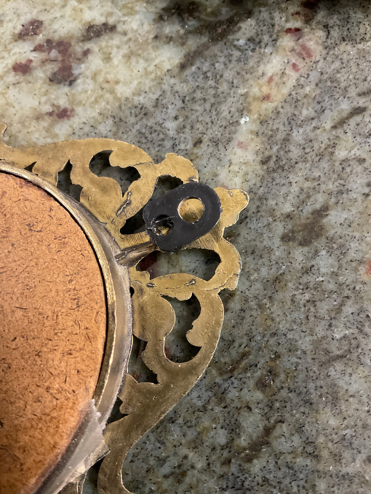 1983 3-Piece Miniature Brass Finished Frames