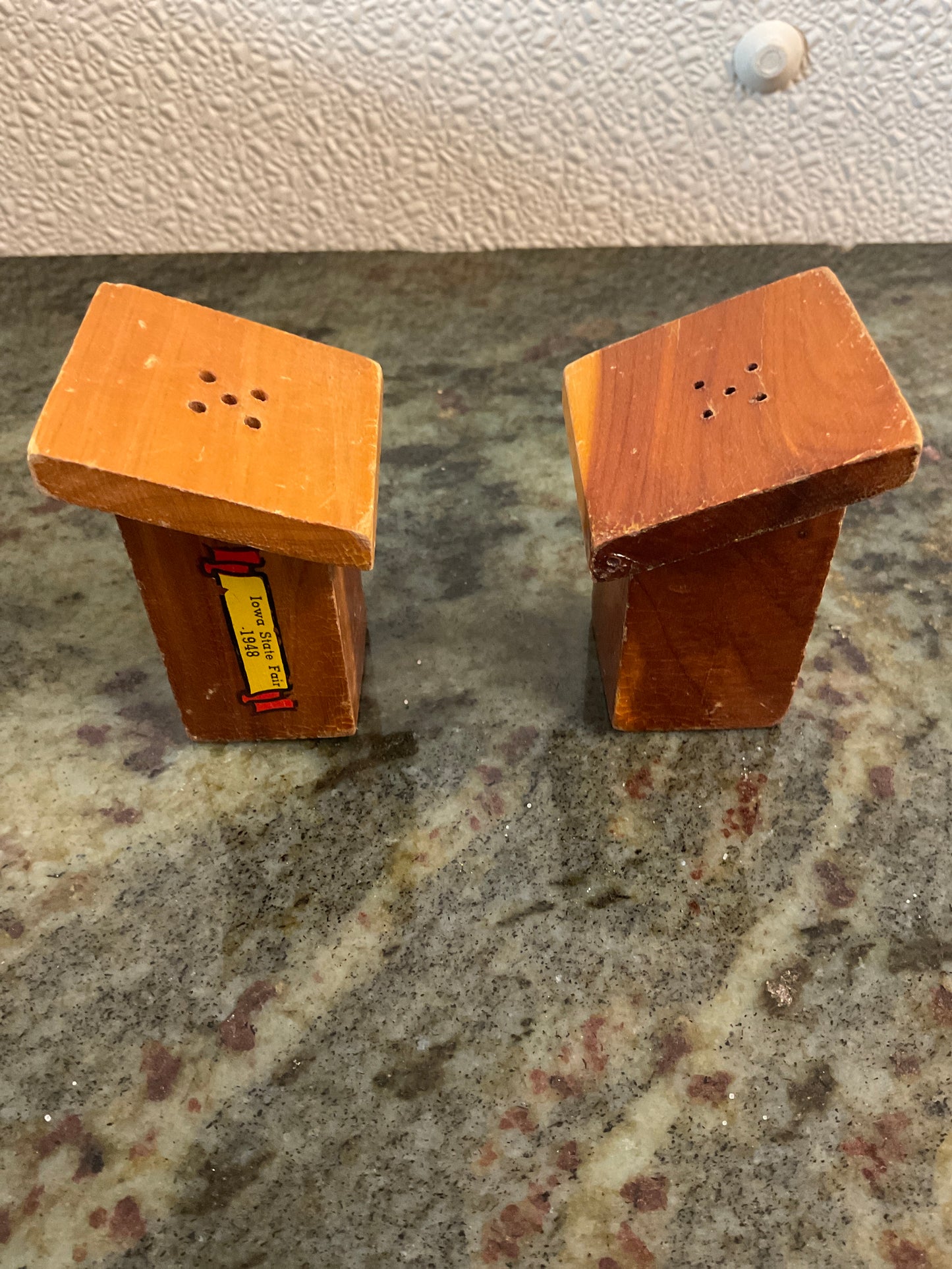 1948 Iowa State Fair Pa & Ma Salt & Pepper Shakers