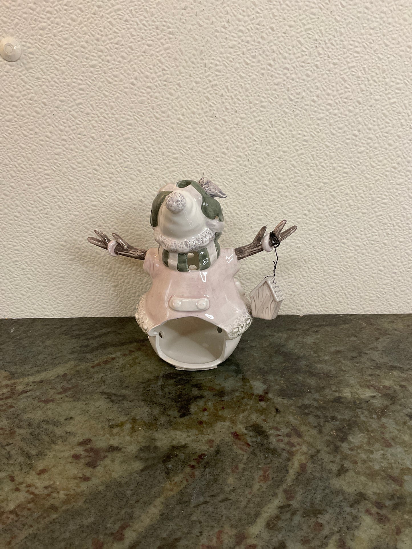 The Grand Snowman Birdie Tea Candle Holder