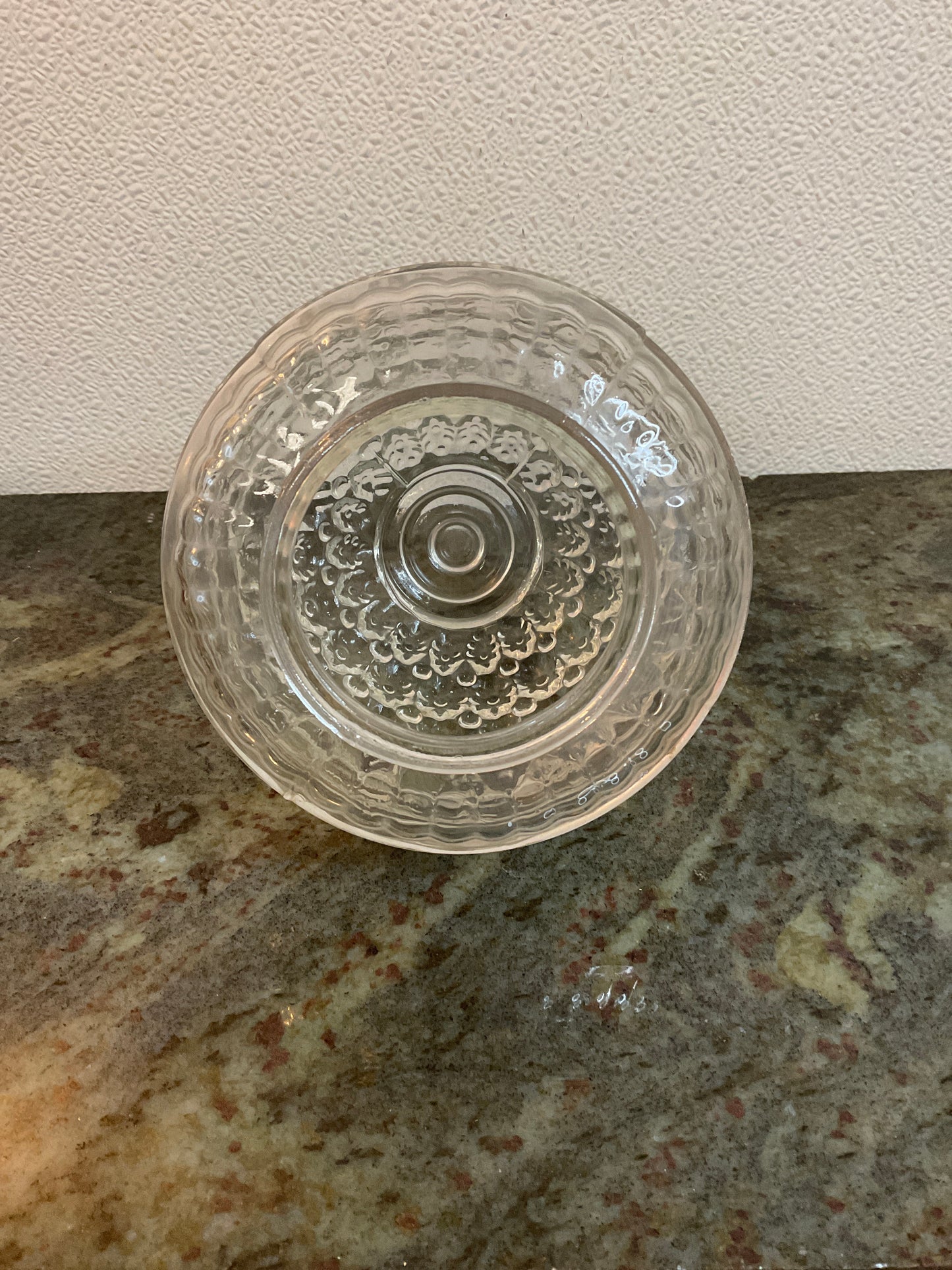 Vintage Clear Hobnail Glass Globe