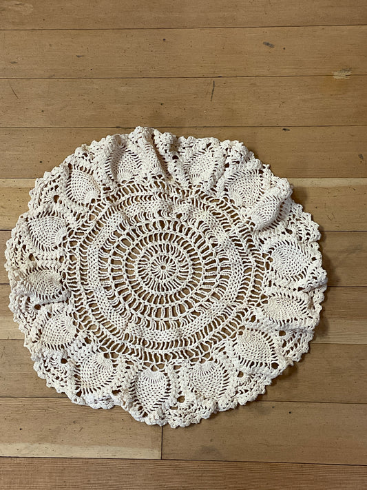 Handmade Crochet Doily 19”