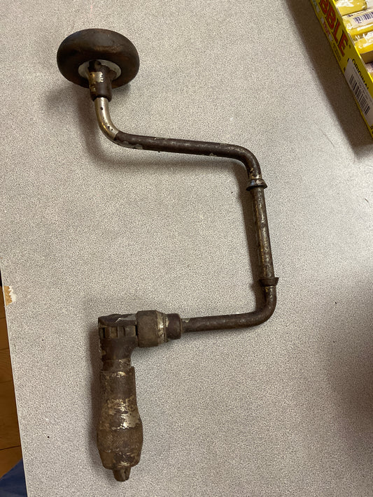Vintage Hand Crank Brace Drill