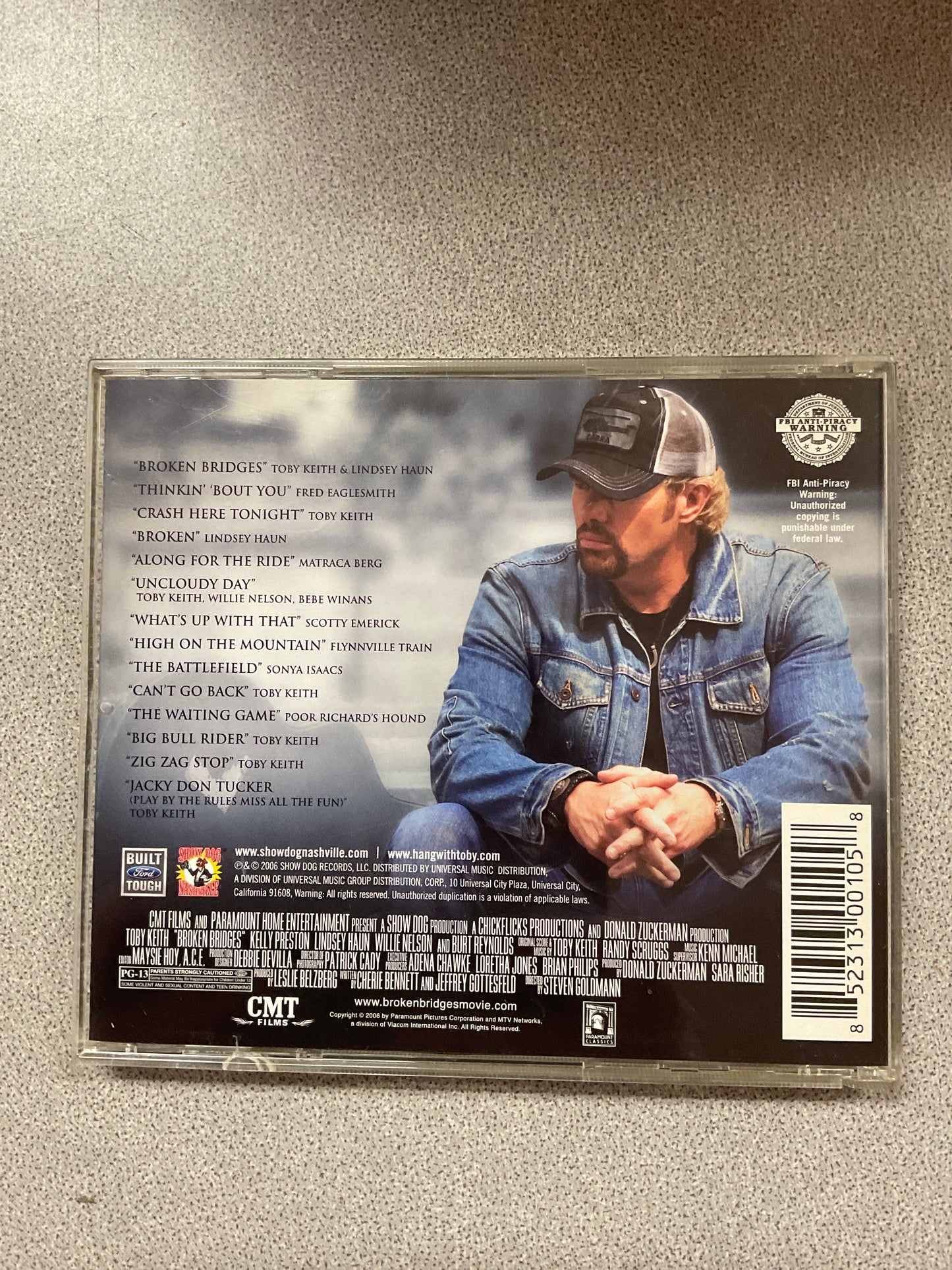 CD Toby Keith Broken Bridges