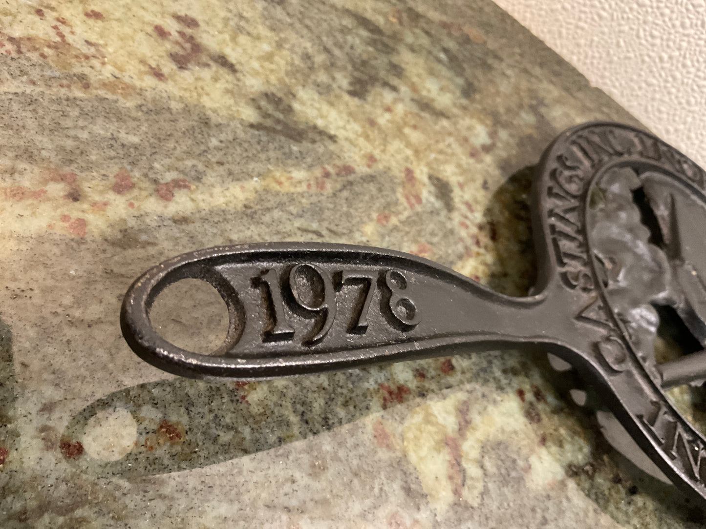 1978 Cast Iron Trivet Vermont Casting Inc.
