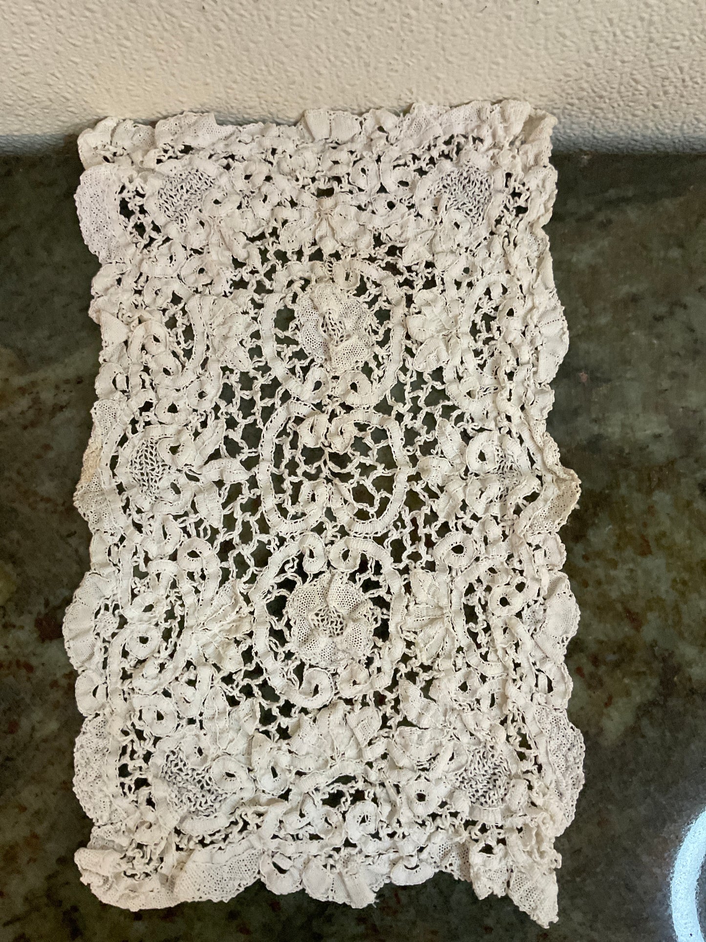 Washed Crochet Doily