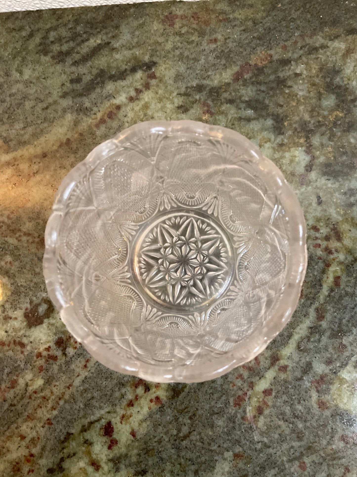 Antique Glass Compote/Spooner