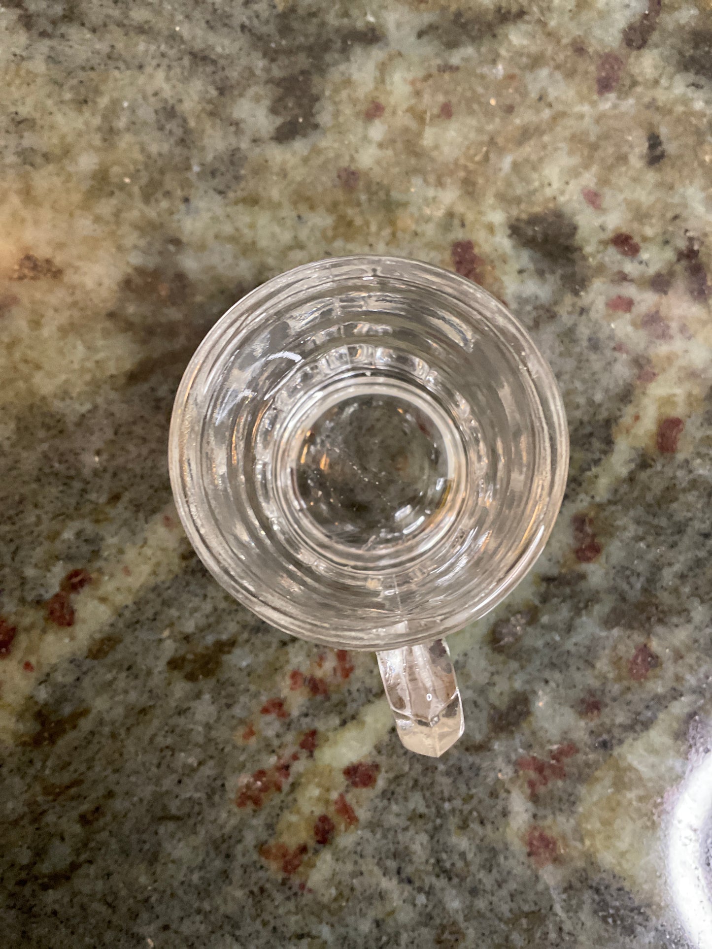 Vtg 1900’s Clear Pressed Mini Glass Mug Shot Glass