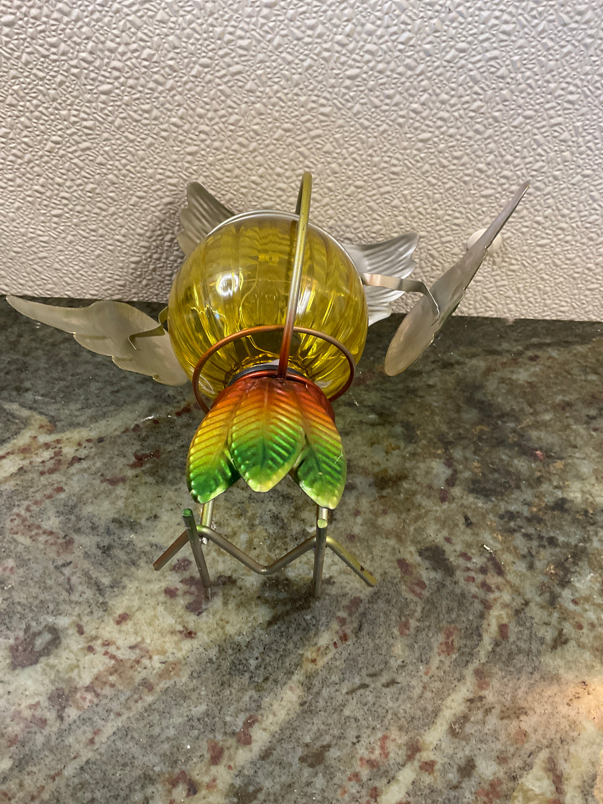Light up Owl Metal Art Figurine